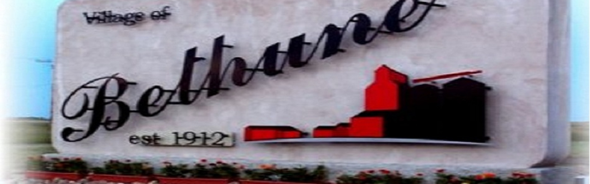 Village of Bethune sign 2